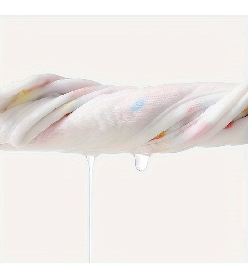 Baby Cotton Seersucker Bath Towel 27.56x35.43 Inch Highly Absorbent Soft - Image 4