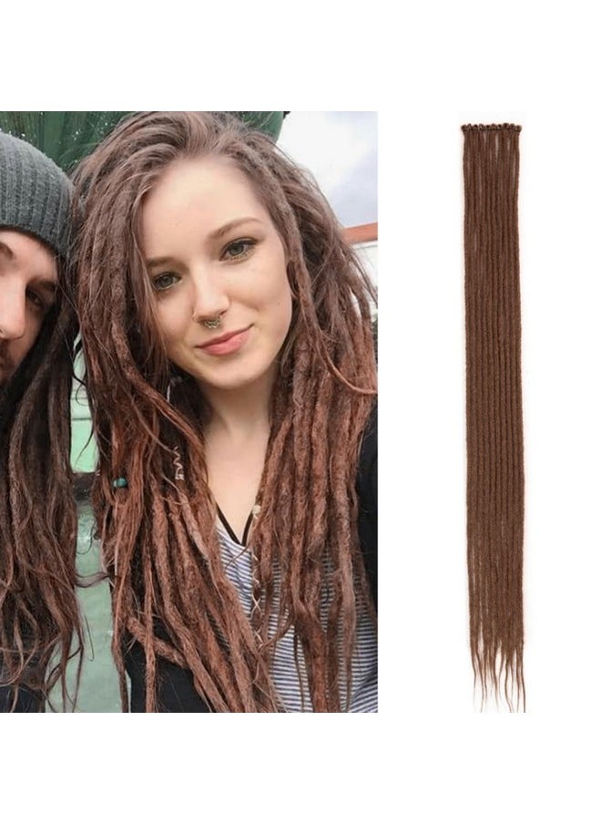 Lady Miranda - 36 Inch Dreadlock Extensions Soft Handmade 30 Synthetic Dreadlock Extensions 0.6 Cm Super Long Se Dread Extensions Snap In Dreadlocks Prelooped Crochet Hair 10 Strands Synthetic Dreads For Women - Image 1