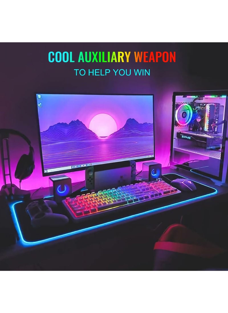 SKY-TOUCH - RGB Gaming Mouse Pad Extra Large and Soft LED Extended - Image 1