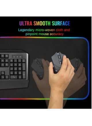 لوحة ماوس الألعاب RGB كبيرة للغاية وناعمة LED ممتدة - view 4