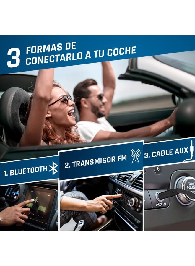 KLIM Discover Wood + Portable CD Player + New + Discman with Long Battery Life and Headphones + Portable FM Radio Compatible with MP3, SD Card, Bluetooth + Ideal for Cars - Image 3