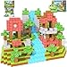 Toylogy 150PCS Magnetic BlocksBuild Mine Magnet World Forest Edition Kids Games for BoysGirls Age 35 48 68 Magnetic Sensory STEM Toys Tiles for Toddlers Gifts for 3 Years Old Ideal Construction Toys - Image 3