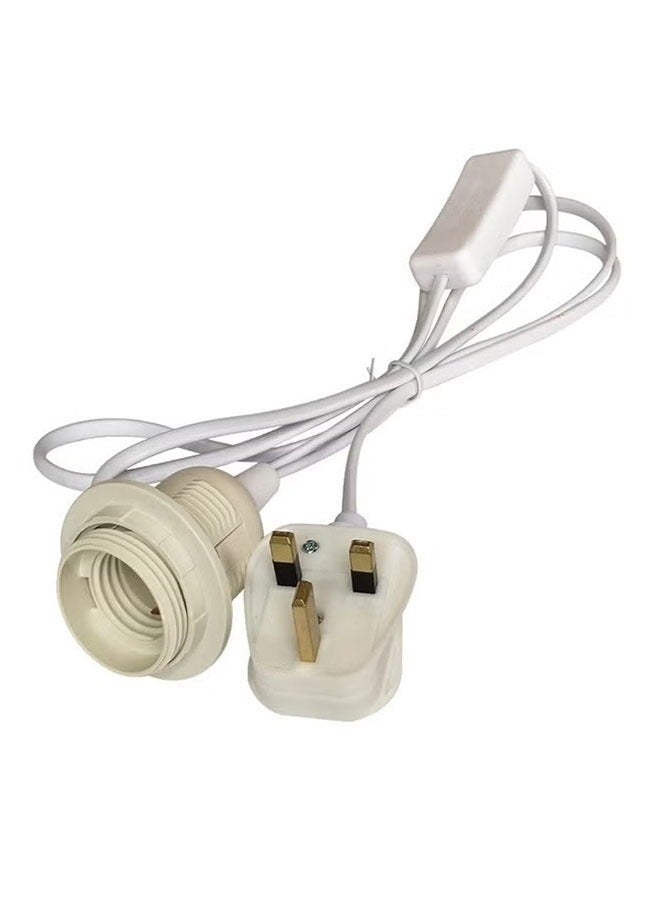 E27 Lamp Holder Screw Lamp Holder Light Bulb Adapter Pendant Socket Switch power cord - Image 1