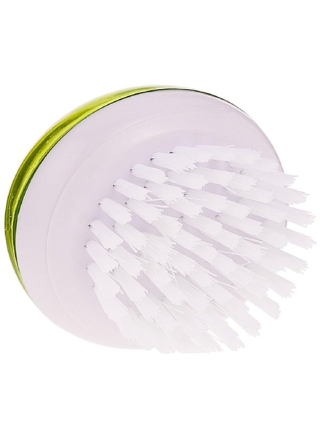 joie - Dishwasher Safe BPA-Free Nylon Vegetable Scrubber Brush White and Green 1.75 x 2.25 x 2.25 Inch 39766 - Image 1