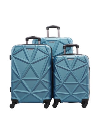 Matrix ABS Hardside Spinner Luggage Trolley Set 20/24/28 Inch Blue - pzsku/Z04DB6475D52D058F1D20Z/45/_/1679470989/d39b78a1-de7c-4a72-b8b1-6498c00383ae