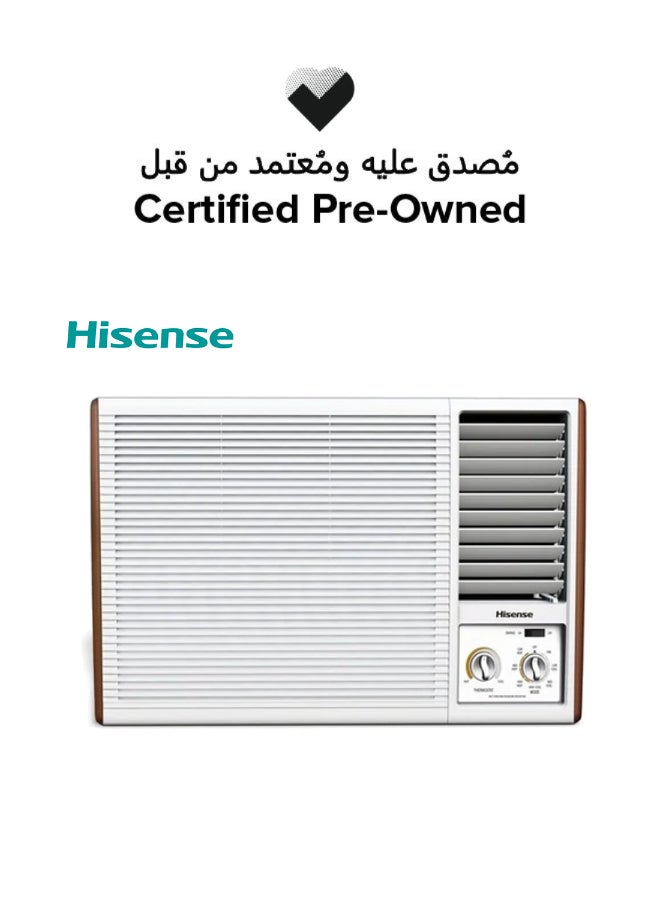 هايسنس Certified Pre Owned - 1.5 Ton Rotary Window Air Conditioner 1400 W AW18CT4SPAR01B white - Image 1