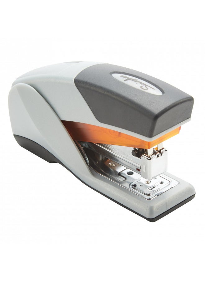 Swingline Stapler, Desktop Stapler, Compact Size, 25 Sheet Capacity, Optima 25 Reduced Effort, Orange/Gray (66412)