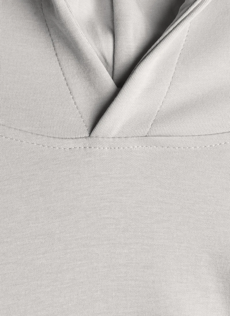 SHAPES DETAIL SOFT PRINTED HOODIE