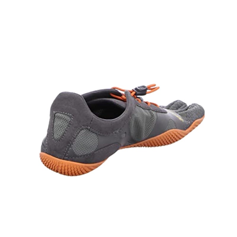 vibram حذاء فيبرام للنساء فايف فينجرز KSO EVO | حذاء تدريب عاري للرفع والتمارين الوظيفية، رمادي/برتقالي، 35 EU / 6-6.5 US - Image 5
