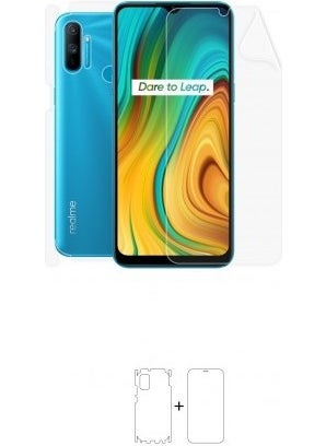Wrapsol Realme C3I Full Body Screen Protector Front Back Side Impact Absorbing Polyurethane Film  - Image 1