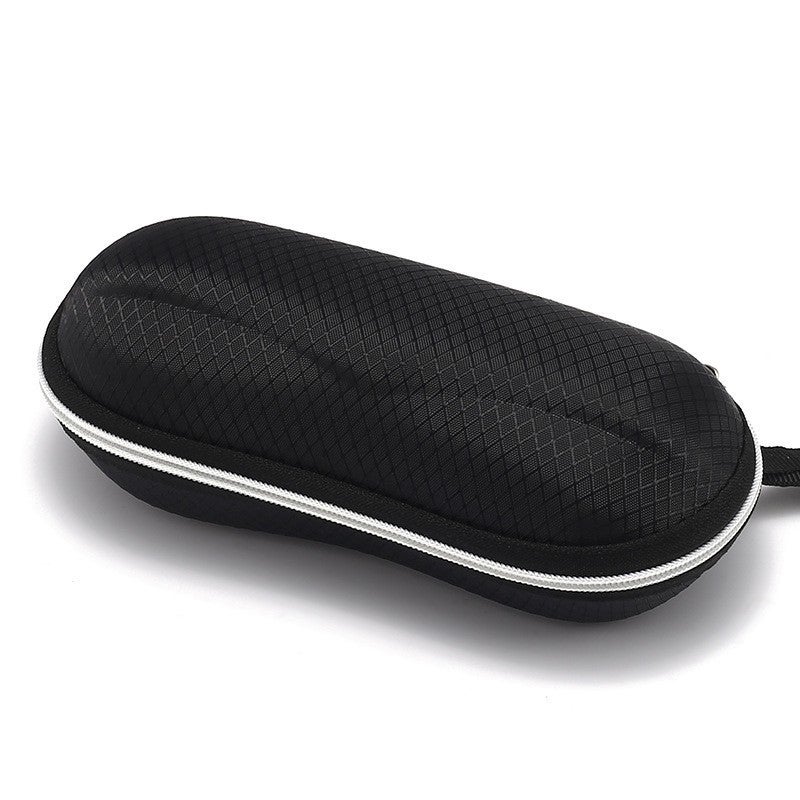 Generic Glasses Bag Mens and Womens Storage Case Portable Anti-pressure Myopia Eye Bag Automatic Closure Protective Box Zipper Glasses Case glasses cloth