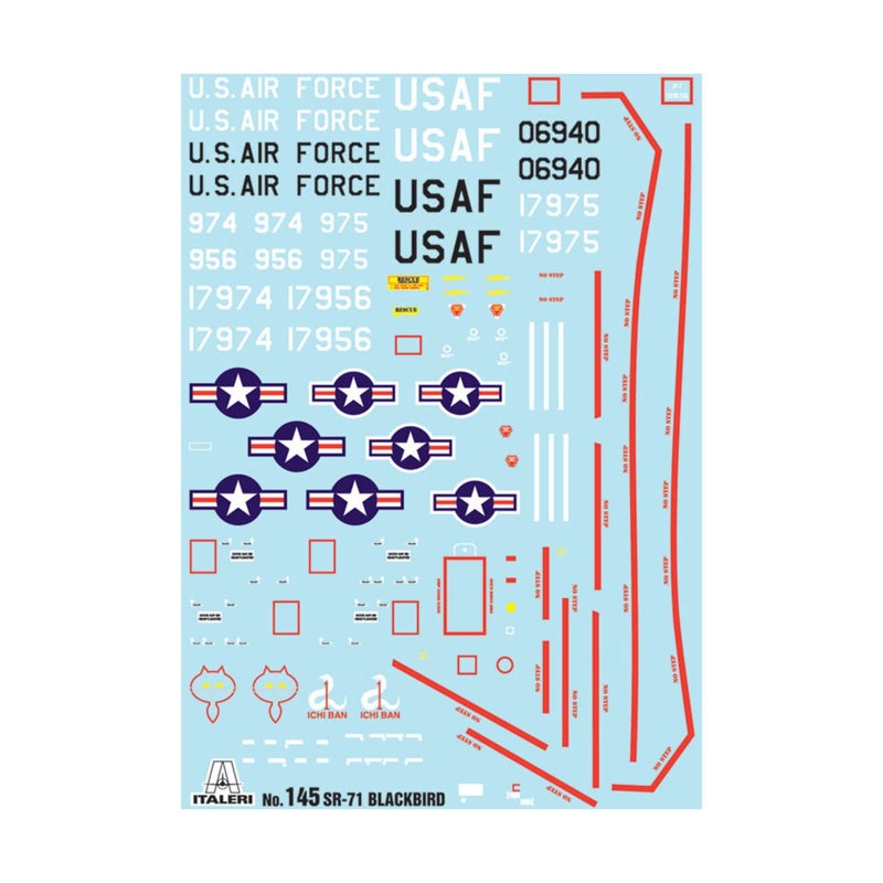 Italeri 0145S – 1: 72 Sr 71 Blackbird - Image 3