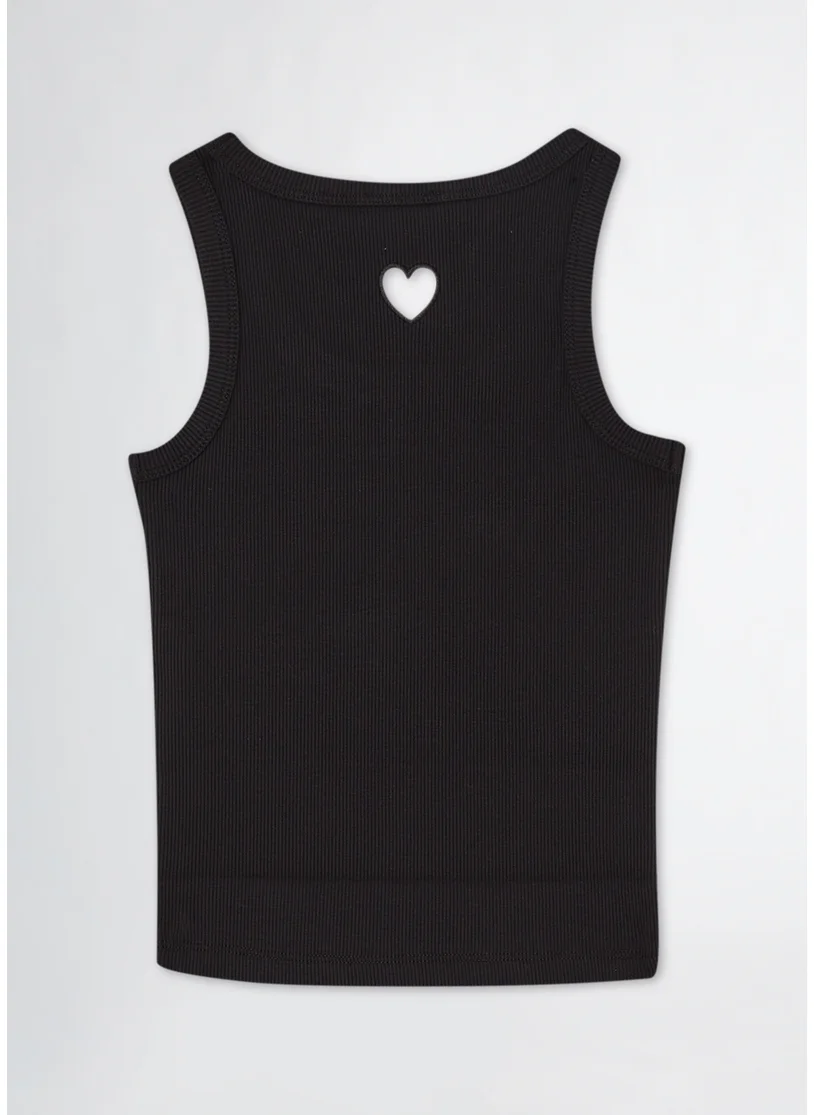 Liu Jo Rib-Knit Cotton Top