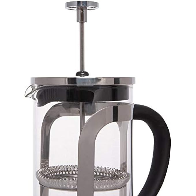 Biggcoffee Fy450 French Press Stainless Steel Lid Borosilicate Glass 350 Ml Special Functional Compact Design - Image 4