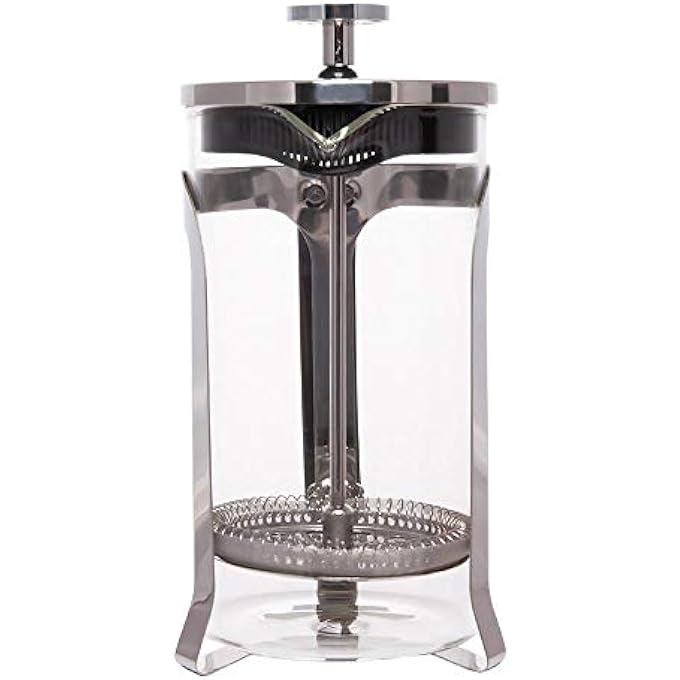 Biggcoffee Fy450 French Press Stainless Steel Lid Borosilicate Glass 350 Ml Special Functional Compact Design - Image 3