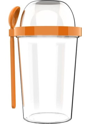 Zweikell Capsule Orange Bpa Free 5550 ml Snack Container  - Image 1