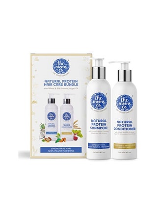 The Moms Co. Natural Protein Hair Detox Kit for Dry and Damaged Hair, Hair Fall with Protein Shampoo (200ml) and Conditioner (200ml) - pzsku/Z04DBFA580B1B0526DEF6Z/45/_/1680681242/3c2cef20-67b6-41fe-b0b4-974aa9934524