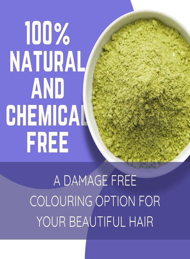 Havintha Indigo & Henna Powder (Indigofera Tinctoria) For Hair | Herbal & Natural Hair Colorant Black/Brown Hair & Beard Dye/Color | Shiny, Smoothning, Hair Growth, Conditioning, Damaged Hair - 200gm - Image 2