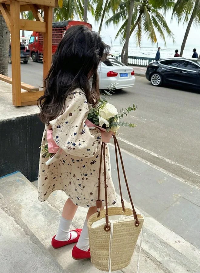 Take Two  Girls Floral Print Peter Pan Collar Dress for Women | Best Price UAE