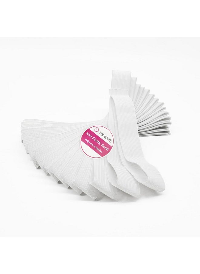 Dreamlover White Elastic Spool, 1 Inch X 6 Yards  - Image 1