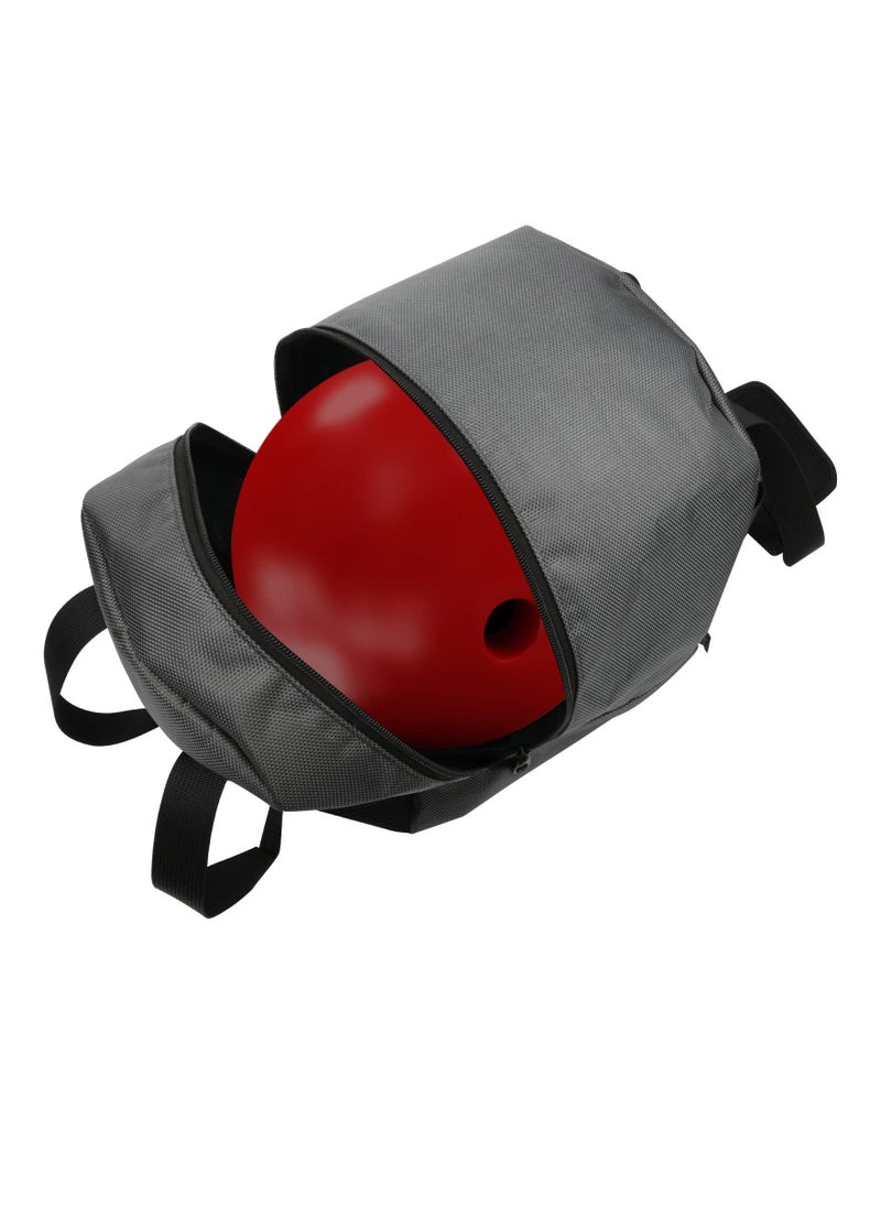 Generic Bowling Ball Tote Bowling Bag with Padded Ball Holder with Large Accessory Pocket Fits as Add One Bowling Ball Bag to Roller Bag Fits Also as Single Pair of Bowling Shoes  - Image 2