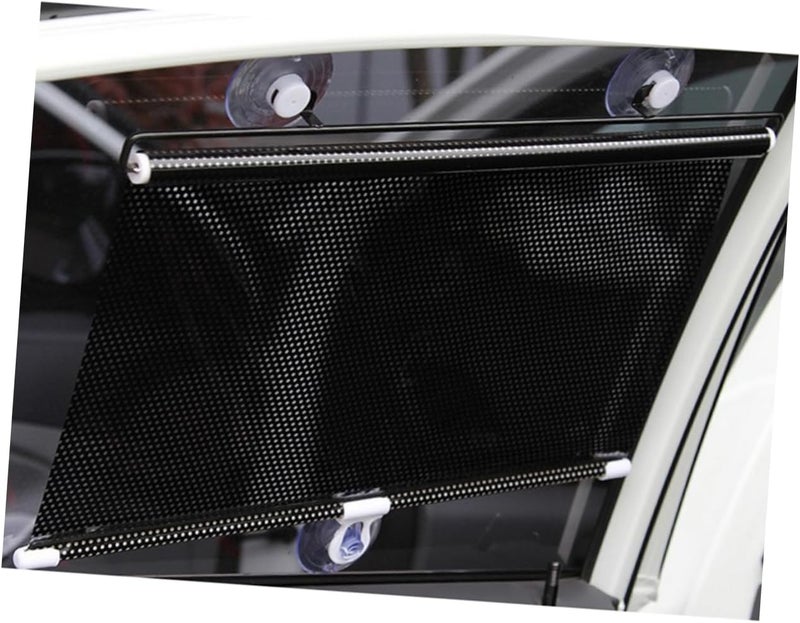 Healifty Retractable Car Window Sun Shade Curtain PVC Privacy Screen Heat Reduction UV Protection for Vehicle Side Windows Easy Installation - Image 3