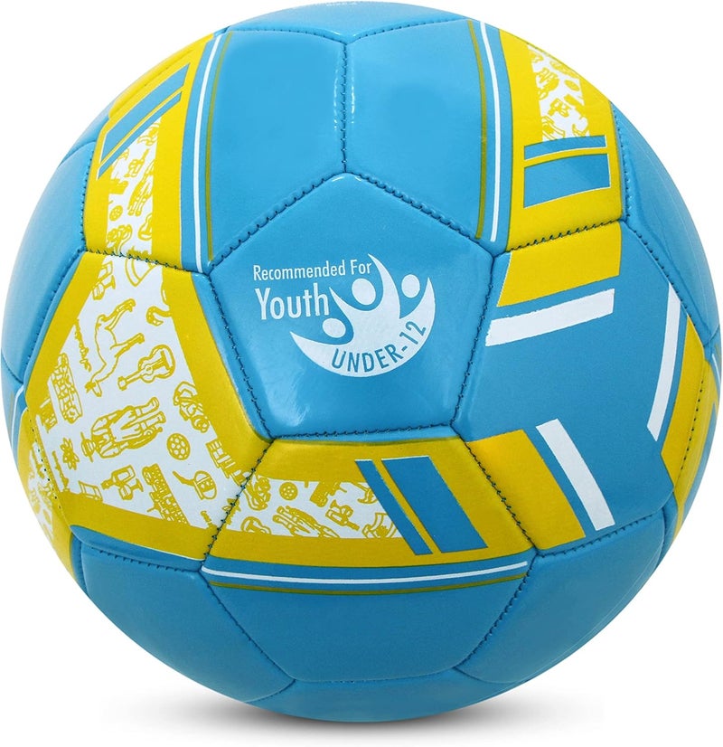 Nivia Spinner Machine Stitched Football , Size - 5 (Material: PVC & Rubber) Blue (Argentina) - Image 4
