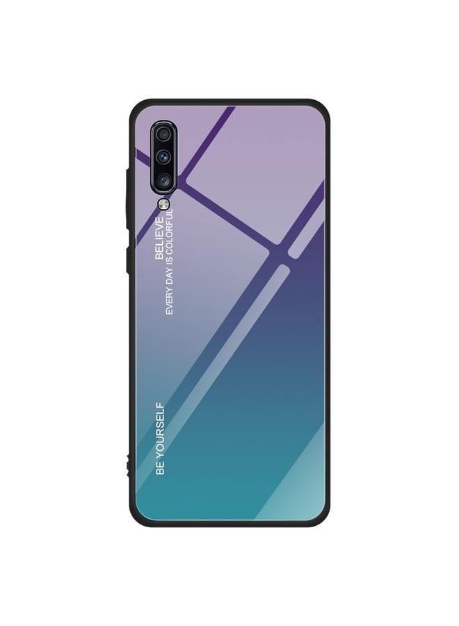 S-TOP Case For Galaxy A70 Gradient Color Glass Case - Image 1