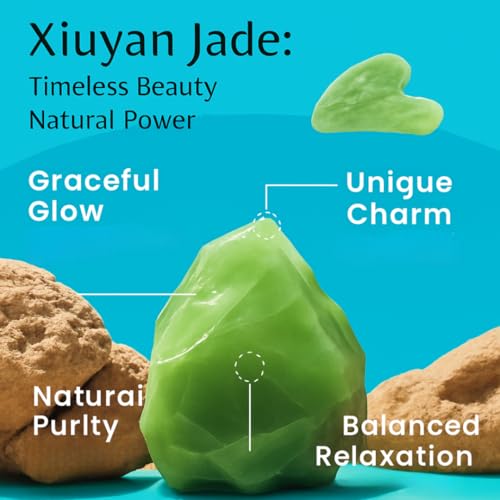 CAREMIMA by SKINROTH Textured Jade Roller & Gua Sha Set | Anti-Aging Facial Z Roller Massager for Women & Men | Natural Face Lift Tool for Face, Neck, Eye to Reduce Wrinkles, Fine Lines - Image 4