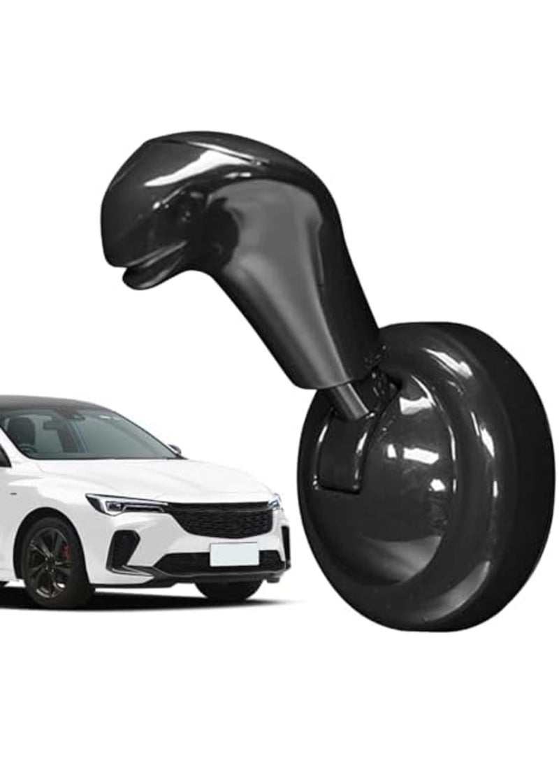 SYOSI Car Joystick Push Start Button Cover, Snake-Shaped Zinc Alloy Starter Rocker for Vehicles, Anti-Scratch Joystick Auto Starter for Sedan, Truck, SUV, RV, Marine, Universal Fit (Black) - Image 1