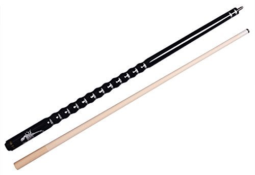 AB Earth 58 Pool CuePool Stick Ergonomic Design Hardwood Canadian Maple 13mm Tip 1821oz Billiard Cue B1SN Black 20oz - Image 3