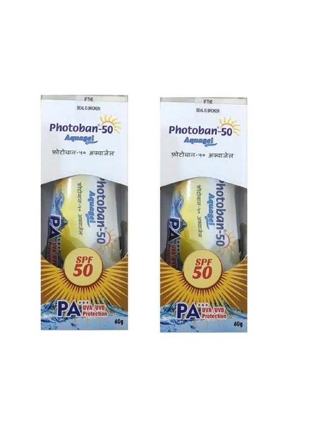 BREEMETIC Photoban50 Aquagel Sunscreen 60Gm Pack Of 2 Manat  - Image 1