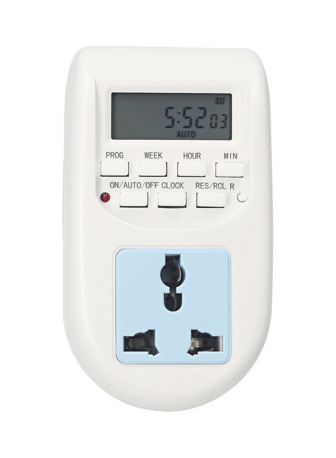 NIBEMINENT Plug In Switch Timer White  - Image 1