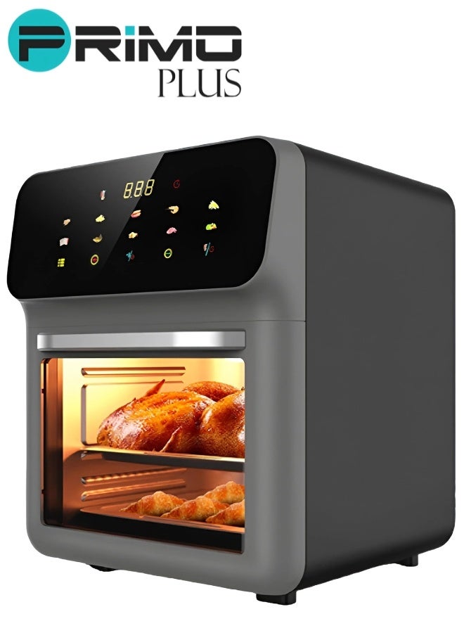 PRIMO PLUS Healthy Air Fryer Without Oil For Fry/Grill/Bake/Roast Capacity 12 Liters Power 1350 Watts - Black Color - Image 1