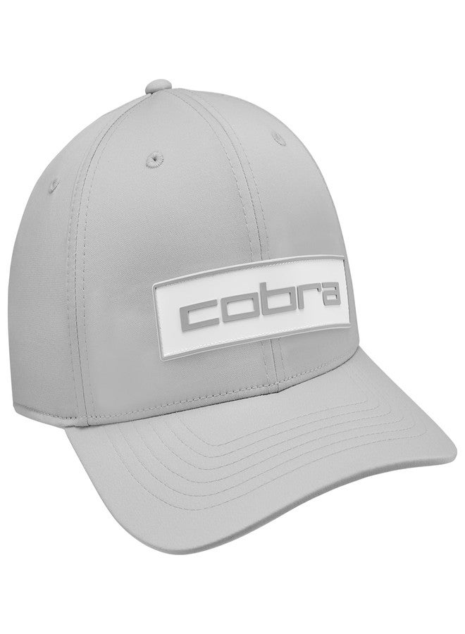 Cobra Golf Men's Standard Cobra Tour TECH Cap, ASH Gray/White