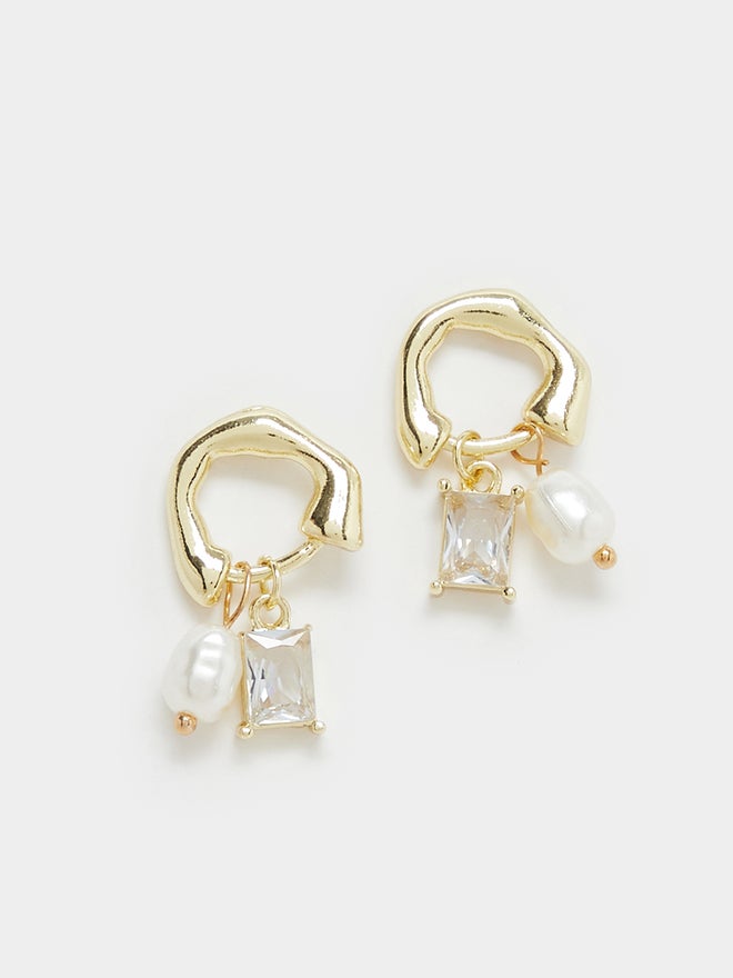 Styli Styli Two Drop Casual  Earrings  - Image 1