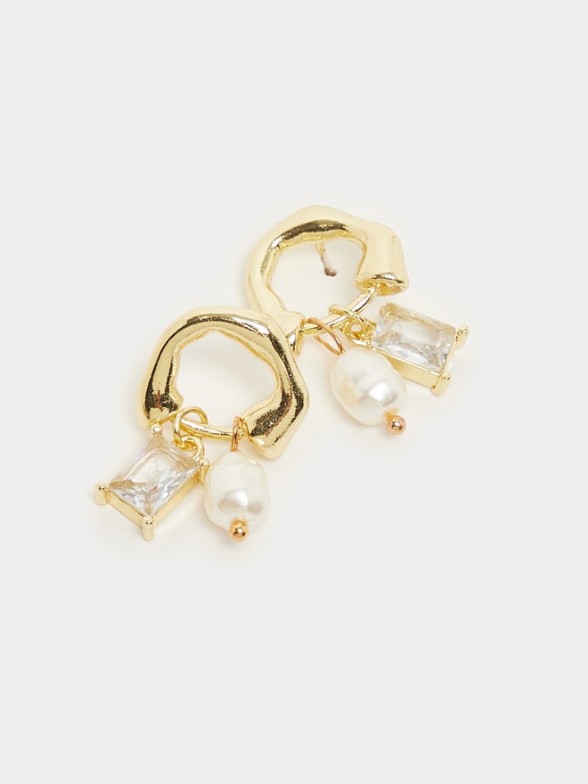 Styli Styli Two Drop Casual  Earrings  - Image 3