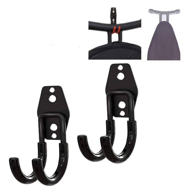 IRONING BOARD HANGER WALL MOUNT WALL MOUNT IRONING BOARD HOLDER IRONING BOARD WALL HOLDER WALL HANGER WALL MOUNT WALL RACK FOR LAUNDRY ROOMS UTILITY ROOMS CLOSETSSAVING NO IRONING BOARD 2PCS
