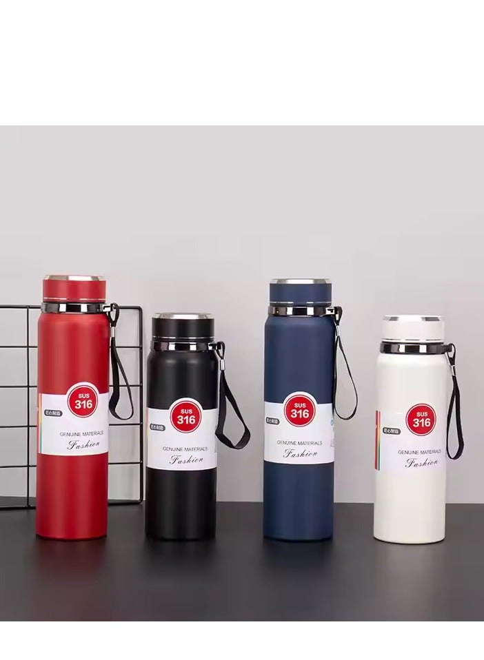 Bisbell Stainless Steel Insulated Water Bottle, Portable Design for Outdoor Sports, Blue, BB2642  - Image 2