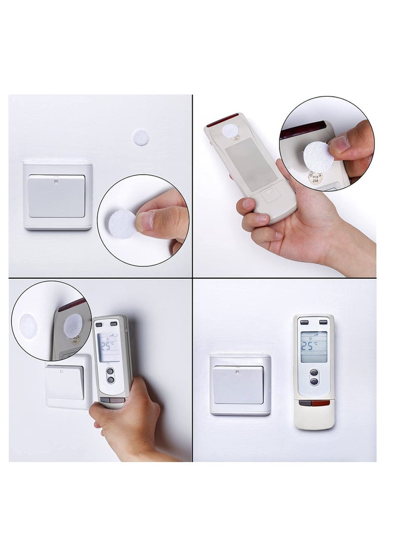 Excefore Self Adhesive Dots Tapes Sticky Back Coins Dots with Hook and Loop Velcro Round Pads 30mm Diameter Strong Waterproof Round Dot Dots with Adhesive for Home Office School 300Pcs (150 Pairs) - Image 2