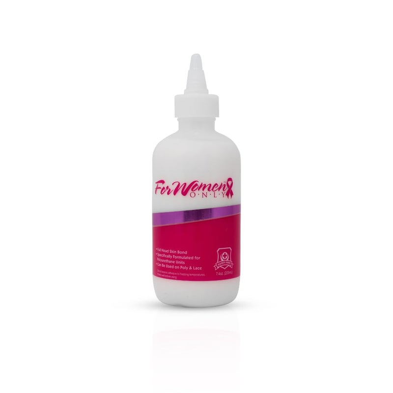 Professional Hair Labs Professional Hair Labs for Women Only Poly and Lace Wig Glue  Water Resistant  Sweat Proof Gentle for Sensitive Skin Long Lasting Invisible Hold  74 oz 