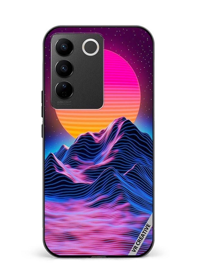 VR CREATIVE Protective Case Cover For Vivo V27e Nature Design Multicolour - Image 1