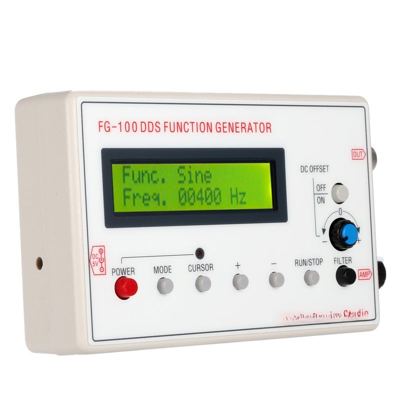 1HZ-500KHZ DDS Functional Signal Generator Sine + Square + Triangle + Sawtooth Waveform - Image 4