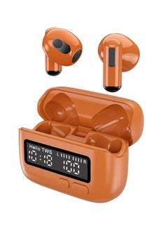 General BPG - Portable Wireless Bluetooth Headset (Orange), LED Power & Time Display, and Stopwatch Function for Gym & Outdoor Sports  - Image 1