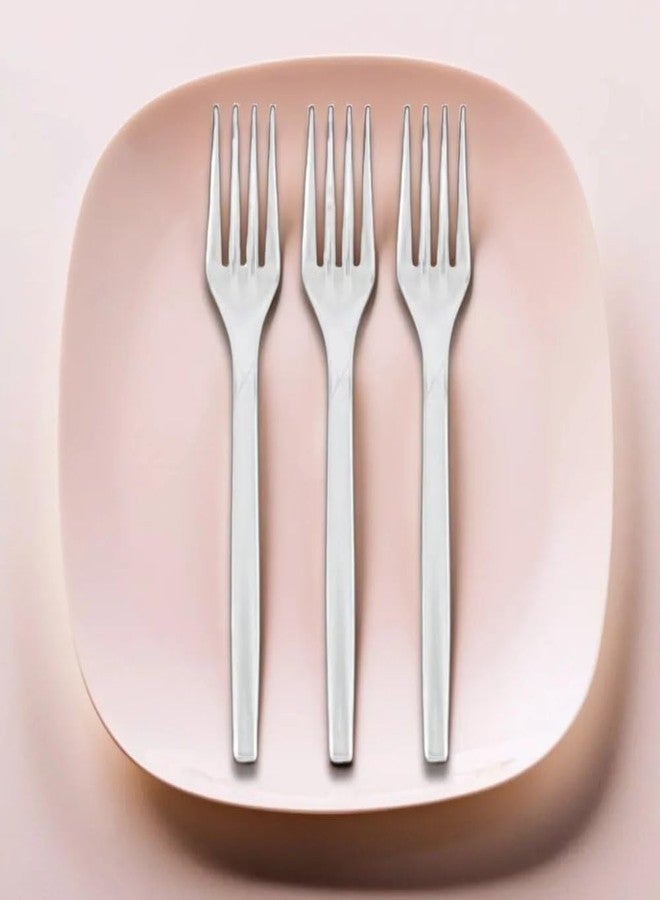 Blue Sky Basic Cutlery Collection 50-Count Medium Weight Clear Plastic Forks | Disposable & Convenient for Parties, Picnics, Events - Image 3