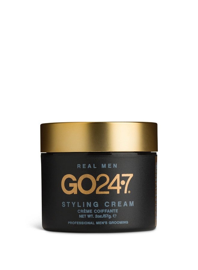 GO247 Styling Cream - Medium Hold, Matte Finish, 2 Oz - Image 1