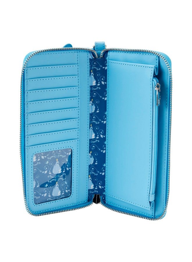Loungefly Disney Cinderella Lenticular Princess Series Zip Around Wristlet Wallet - Image 5