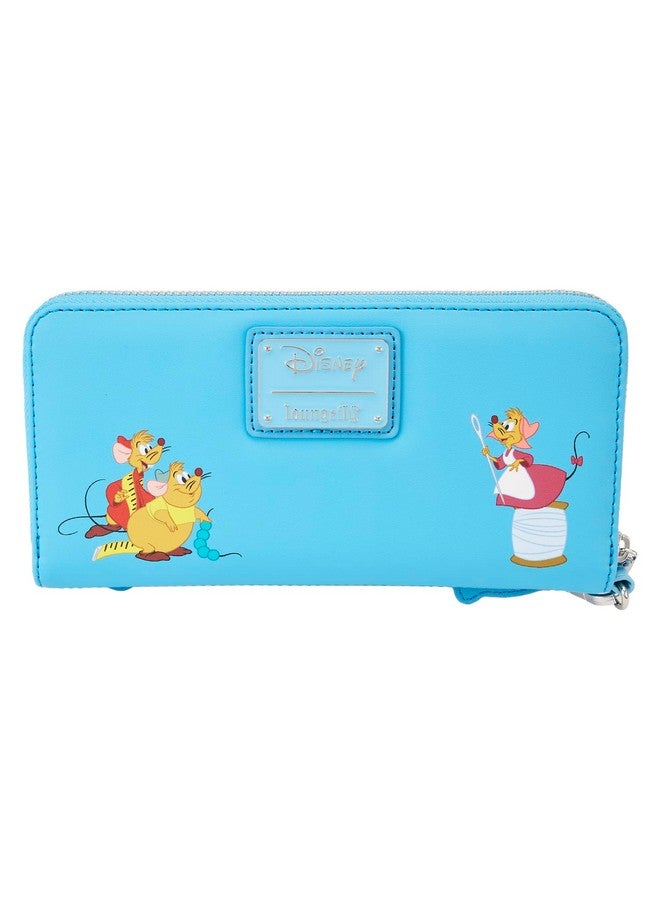 Loungefly Disney Cinderella Lenticular Princess Series Zip Around Wristlet Wallet - Image 4