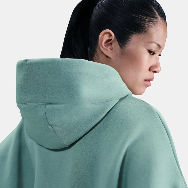 Nike Grey Women's Sportswear Phoenix Fleece Hoodie for Women | Best Price UAE