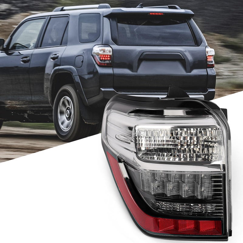 Huray Tail Light Assembly for Toyota 4Runner 2014-2020 Tail Lamp Replacement 8156135392 Driver Side (Left) - Image 1